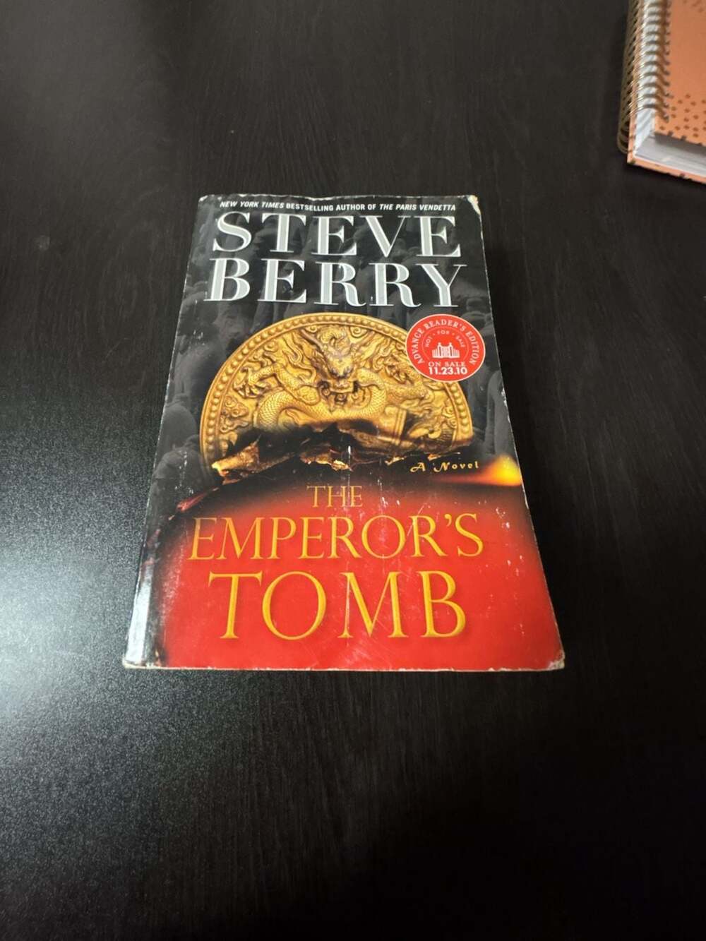 The Emperor's Tomb by Steve Berry Advance Reader's Edition